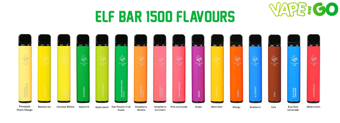 Elf Bar 1500 Flavours